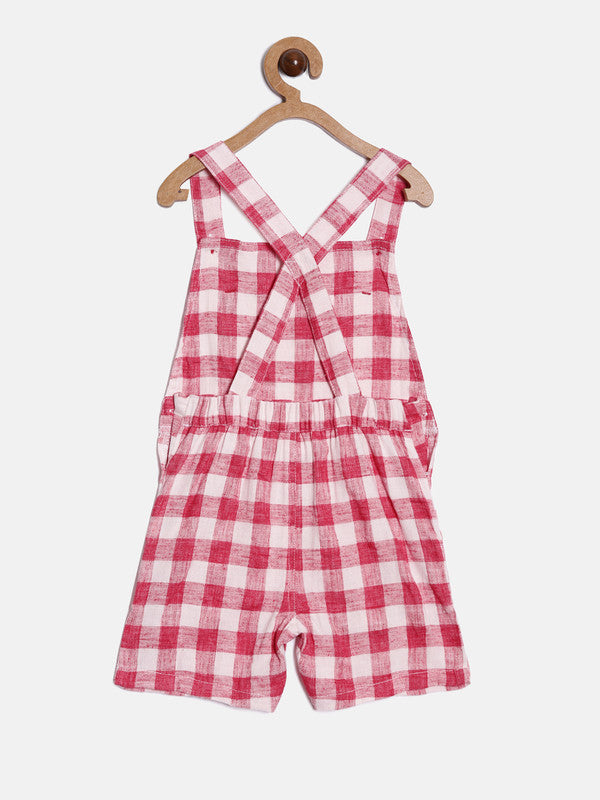 Infant Yarn Dyed Checked Dungaree