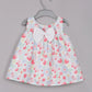 Aomi jute Sleeveless Floral & Heart Print With Gathered Waist Dress - Coral