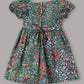 Minimaio Cotton Woven Lenten Sleeves Floral Printed Dress -  Green