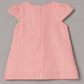 Aomi jute Striped ADress - Line Dress With Bow DetailDress - Coral