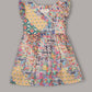 Minimaio Cotton Woven ruffle Sleeves Floral Printed Dress - Yellow