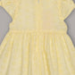 Aomi Cotton blend Cotton Eyelet Embroidered Cap Sleeve With Bow Detail & Cotton Lining Dress - Yellow