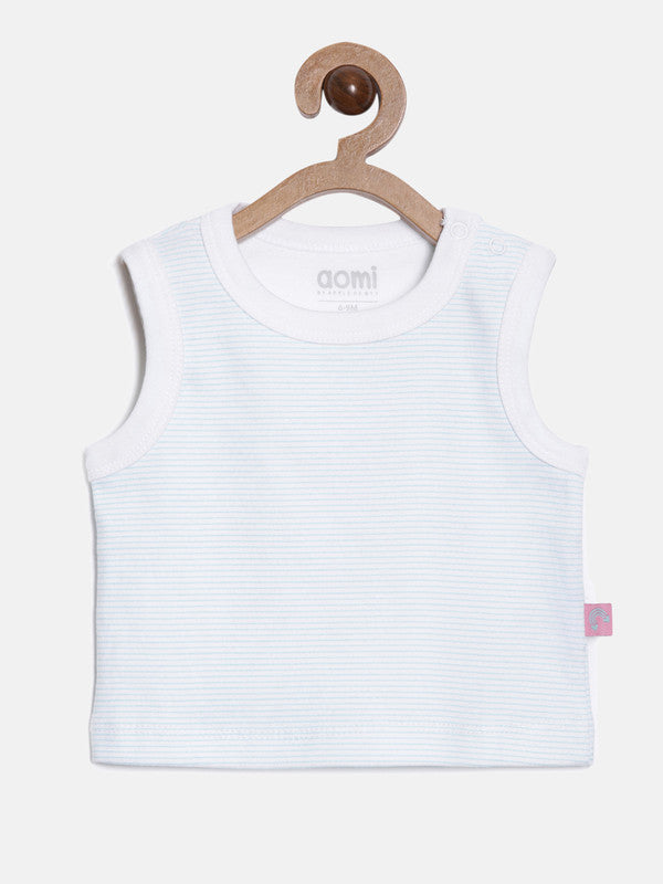 Infant Girls Striped Vest and Bloomer Set