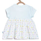 Infant Girls Rainbow Print Short Body Dress