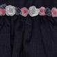 Girls Flower Belt Oraganza Dress