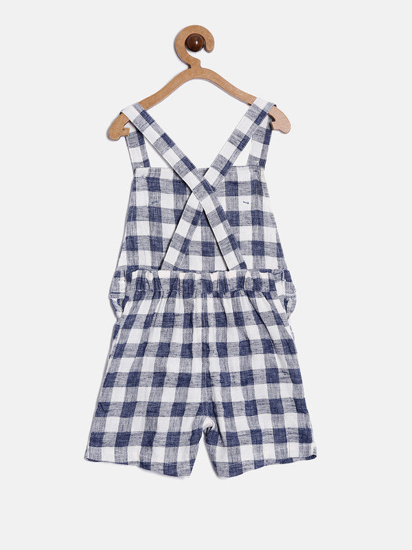 Infant Yarn Dyed Checked Dungaree